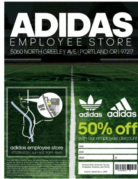 adidas employee store discount|craigslist adidas employee pass.